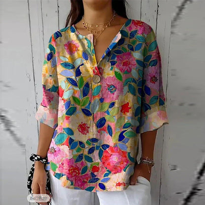 Sophie™ | Blouse fleurie fluide