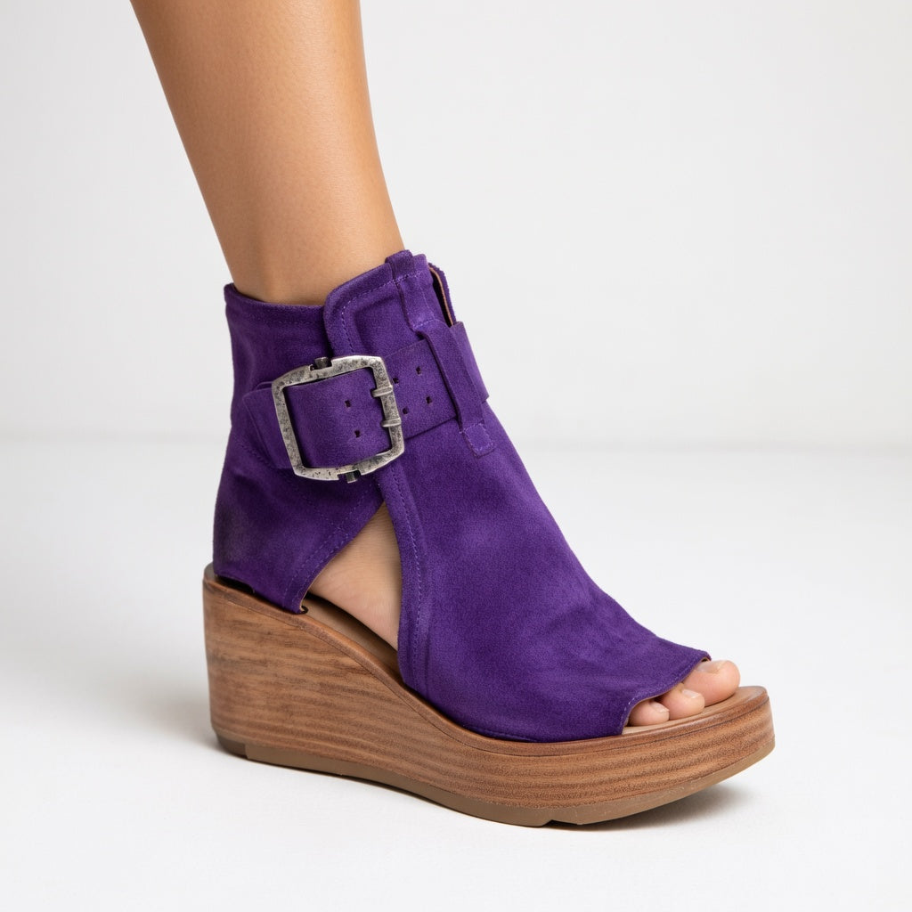 Orélisse™ | Bottines compensées ouvertes
