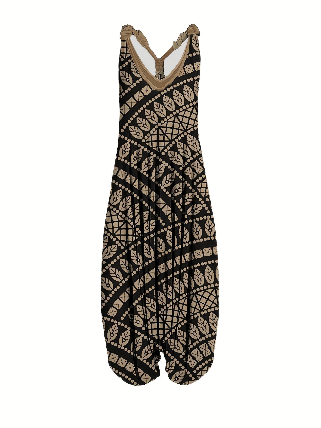 Luella™ | Boho-Overall mit weitem Bein und Taschen