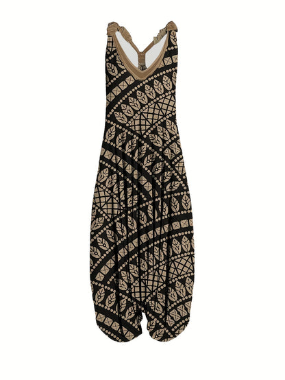 Luella™ | Boho-Overall mit weitem Bein und Taschen