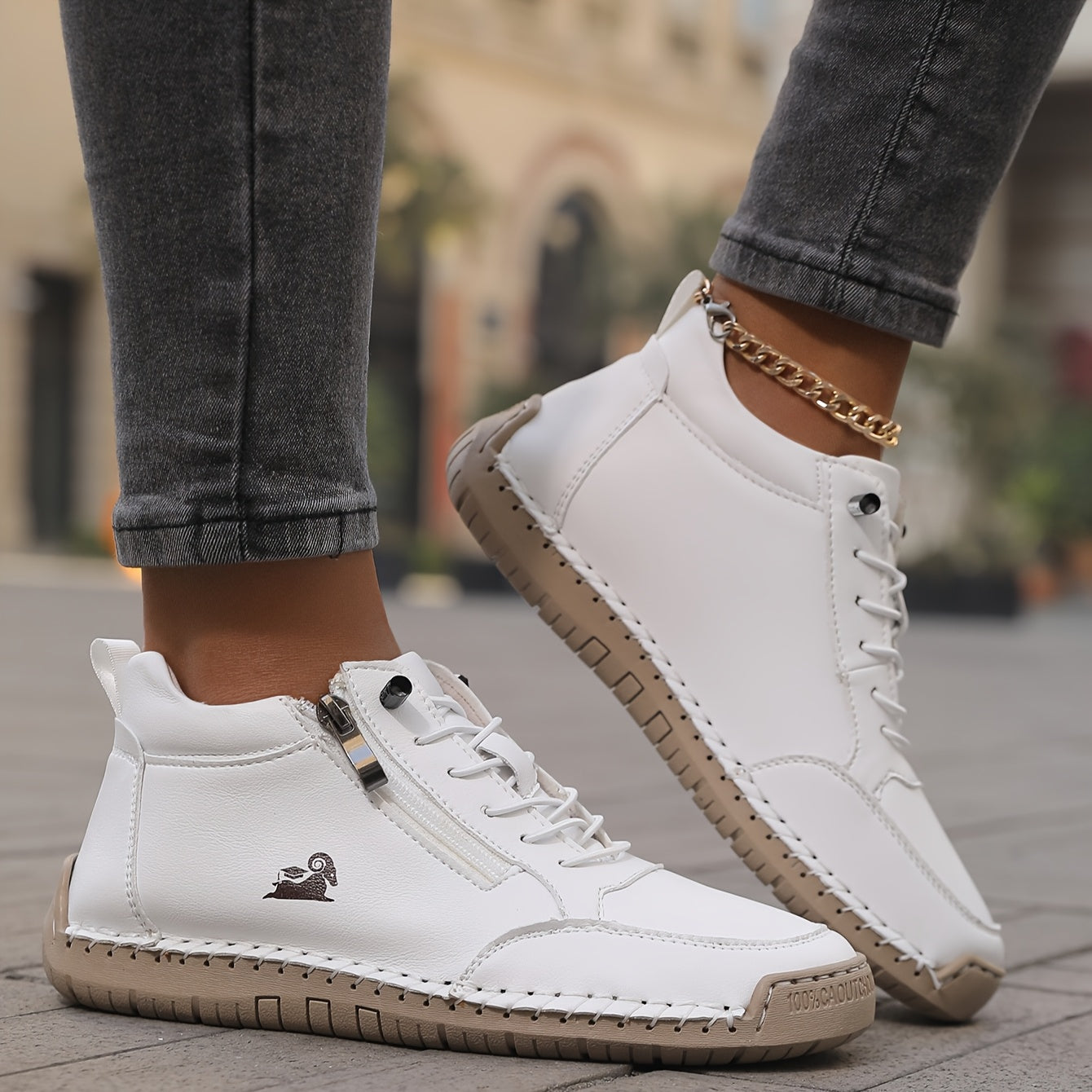 Bérénice™ | Baskets orthopédiques zippées