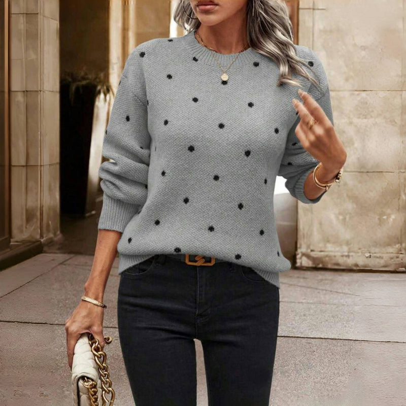 Lilah | Strickpullover mit Punkten