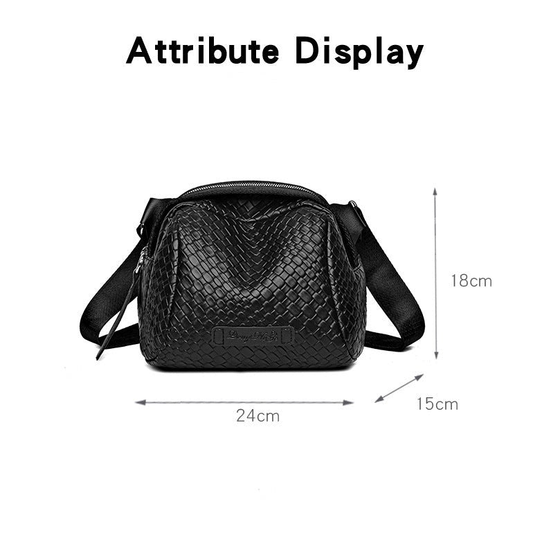 Bronelle™ | Sac bandoulière tressé coquille