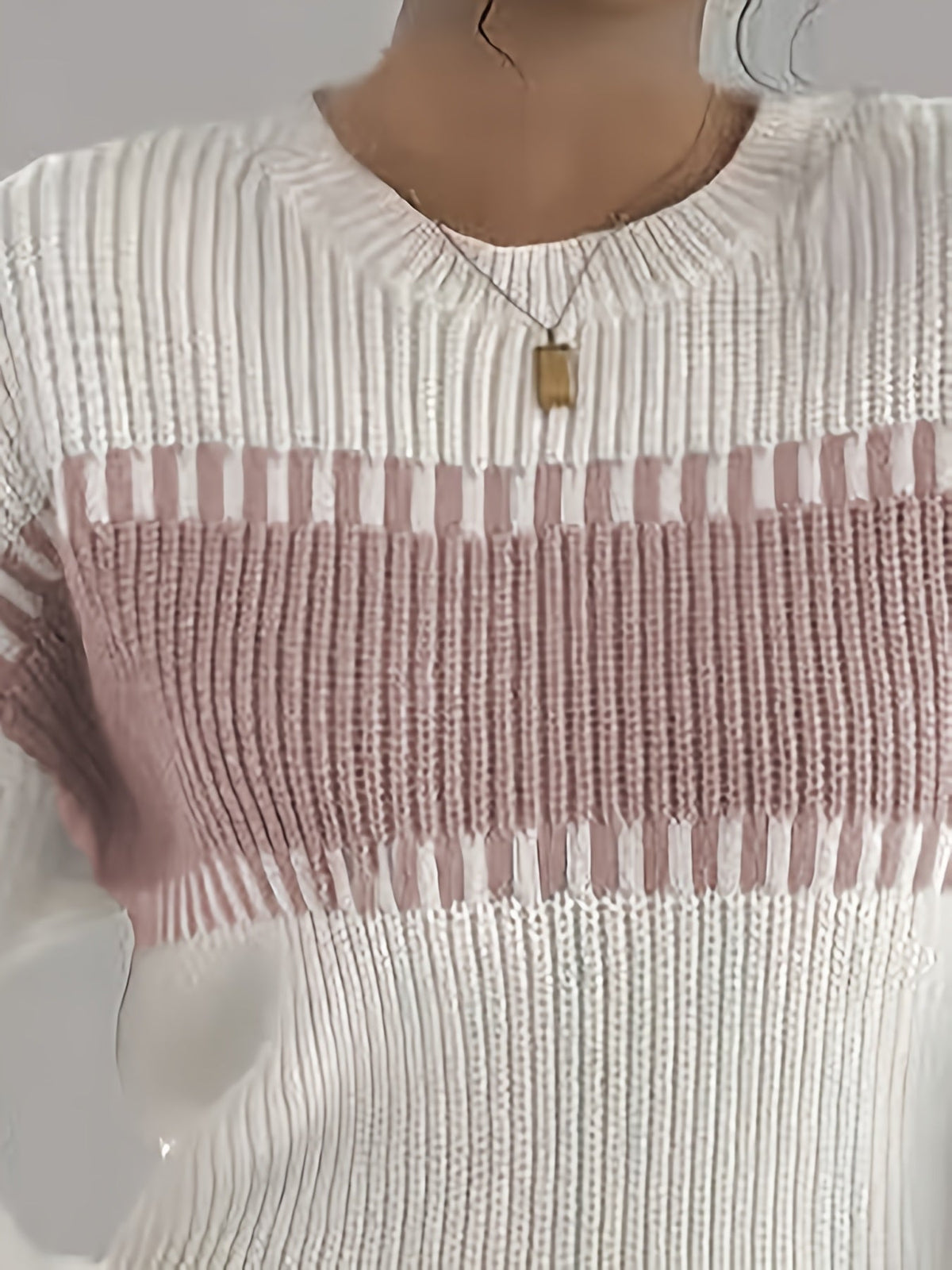 Adelaide | Pull rayé à empiècements colorés