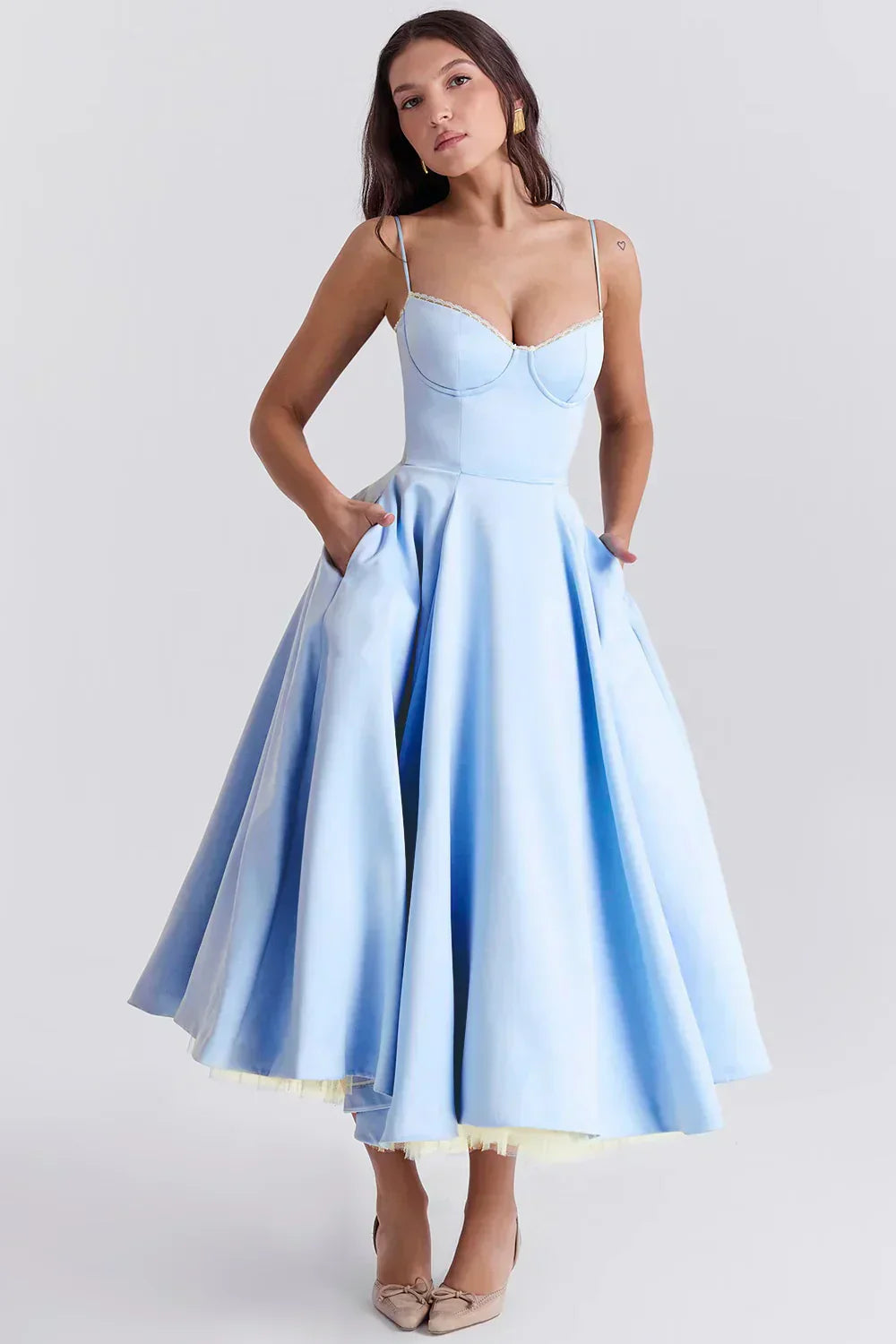 ARIELLE™ | ROBE MIDI EN MAILLE