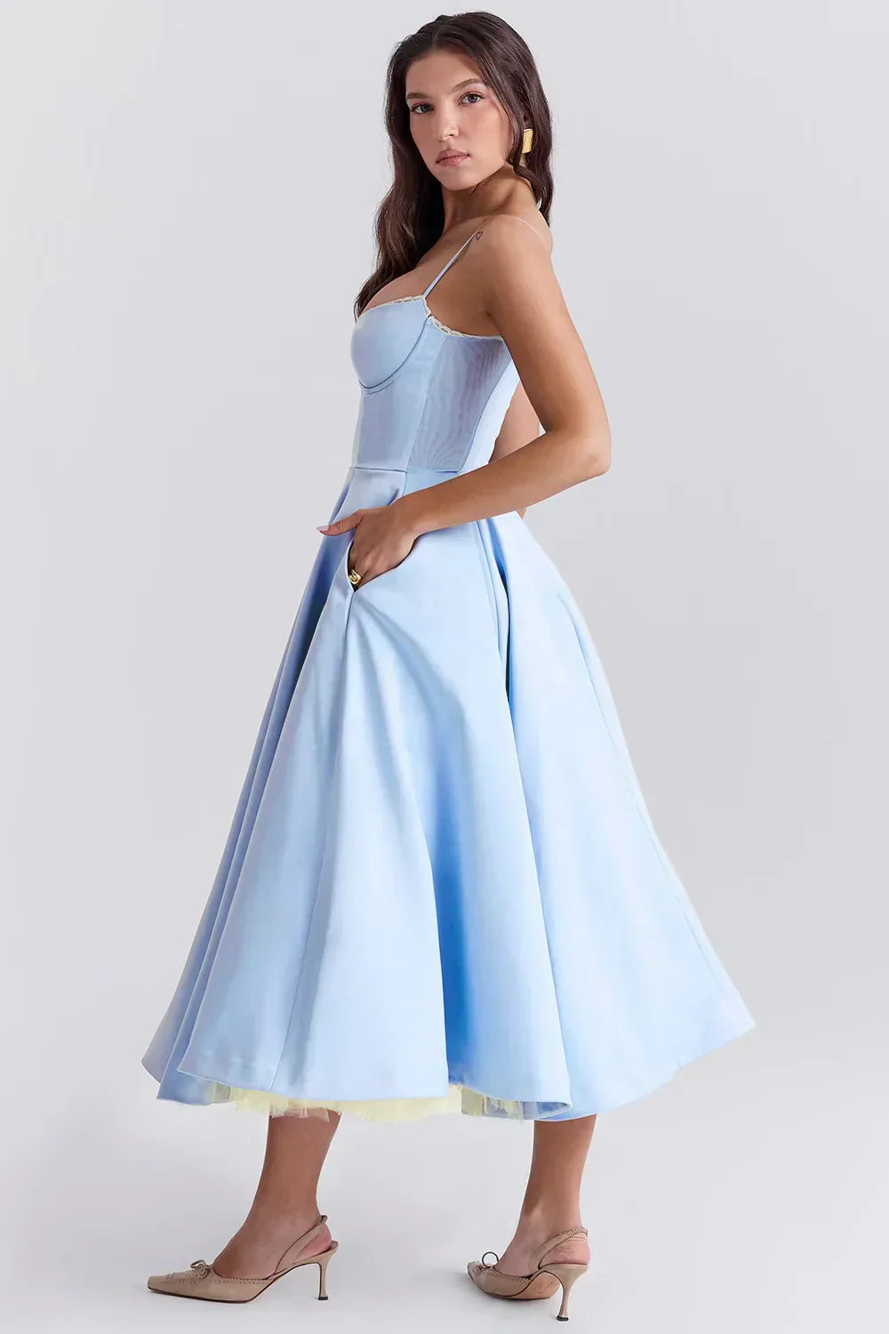 ARIELLE™ | ROBE MIDI EN MAILLE