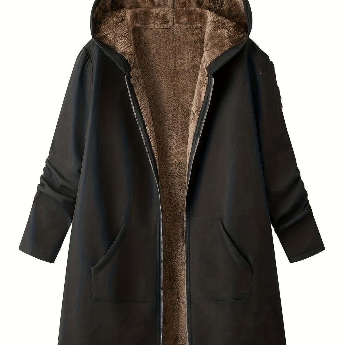 Fern | Veste longue à capuche