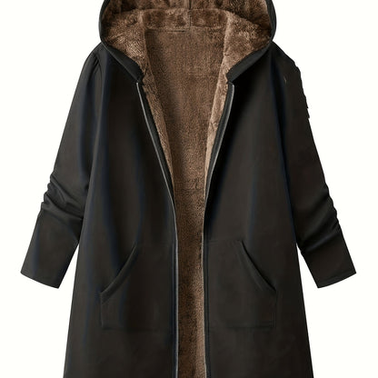 Fern | Veste longue à capuche