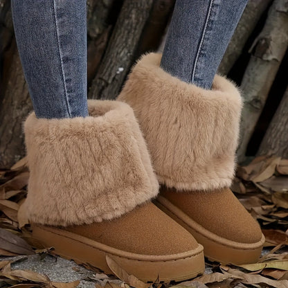 Loretta | Bottes d’hiver compensées douillettes