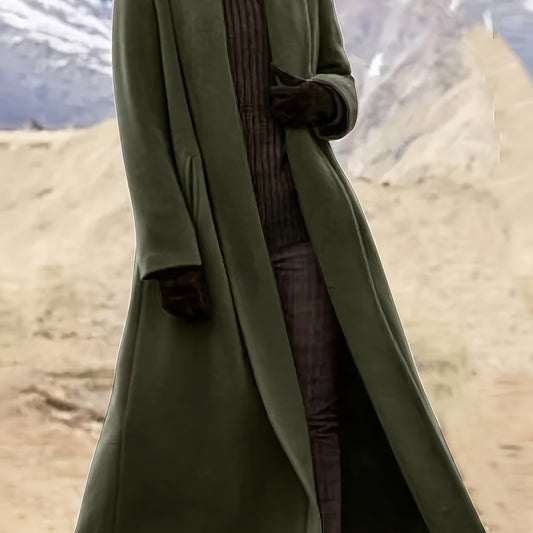 Gwendolyn | Manteau long drapé