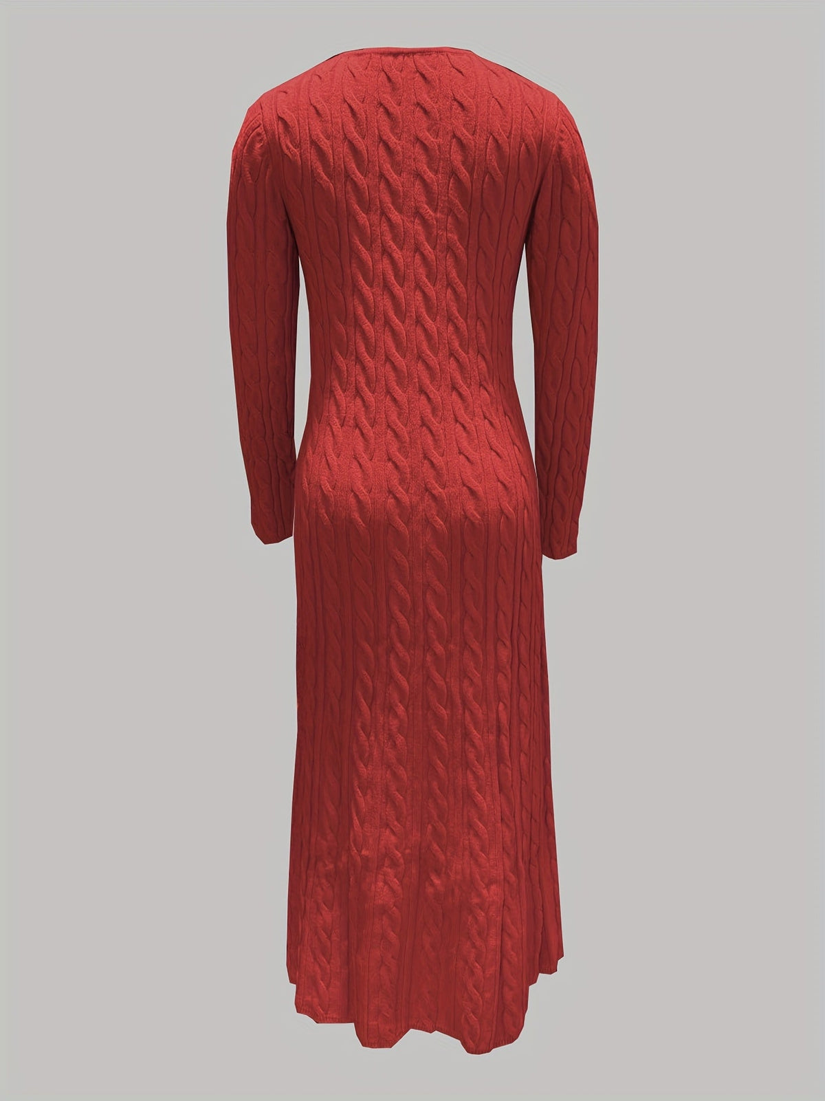 Lucinda | Robe longue en maille torsadée