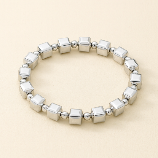 Ximena™ | Bracelet en argent avec détails en zircon cubique