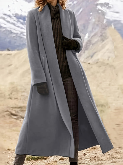 Gwendolyn | Manteau long drapé