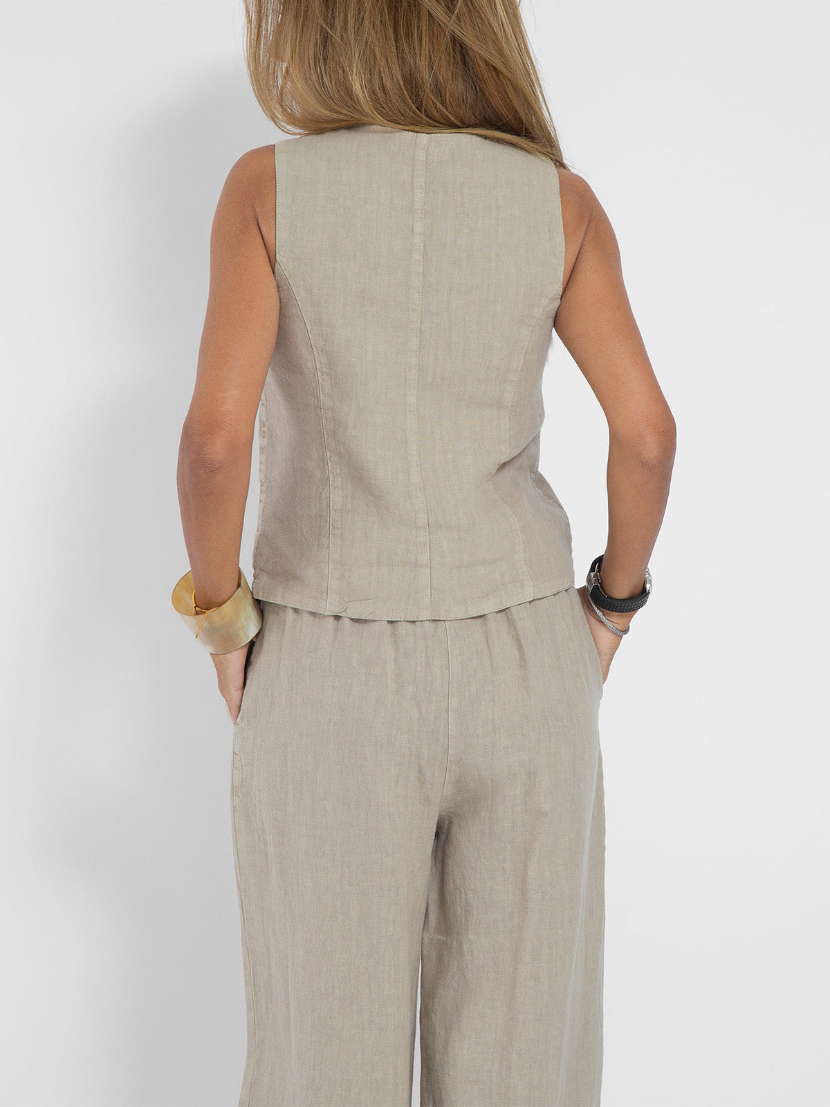 Aira™ | Ensemble 2 pièces gilet &amp; pantalon large