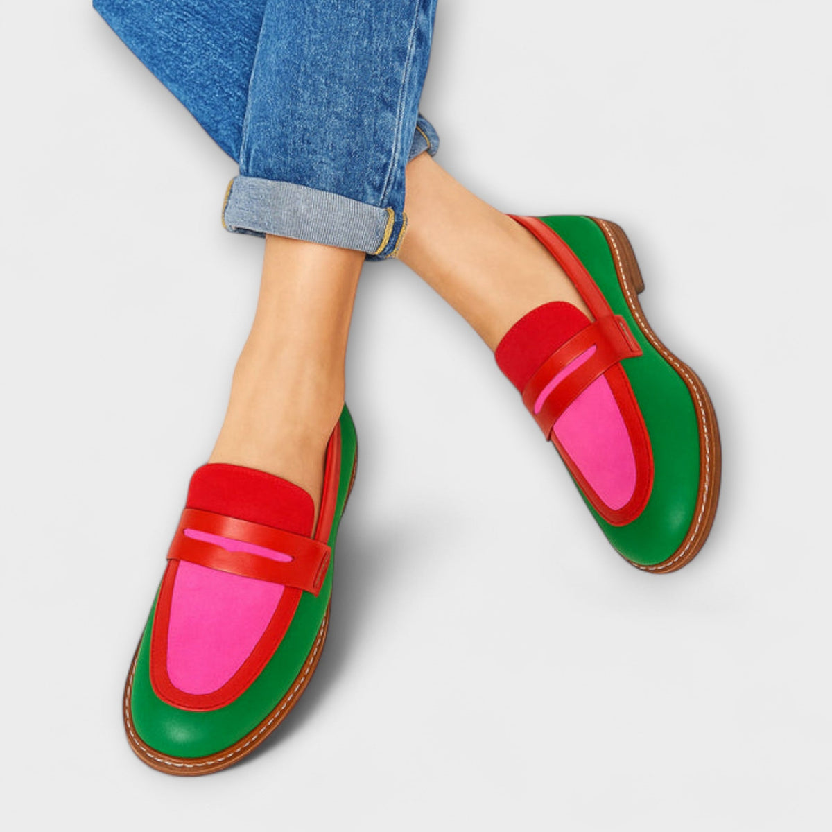 NYLA™ | Mocassins Bicolores