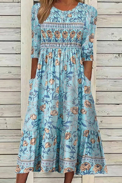 Aphra | Blütenmuse-Kleid