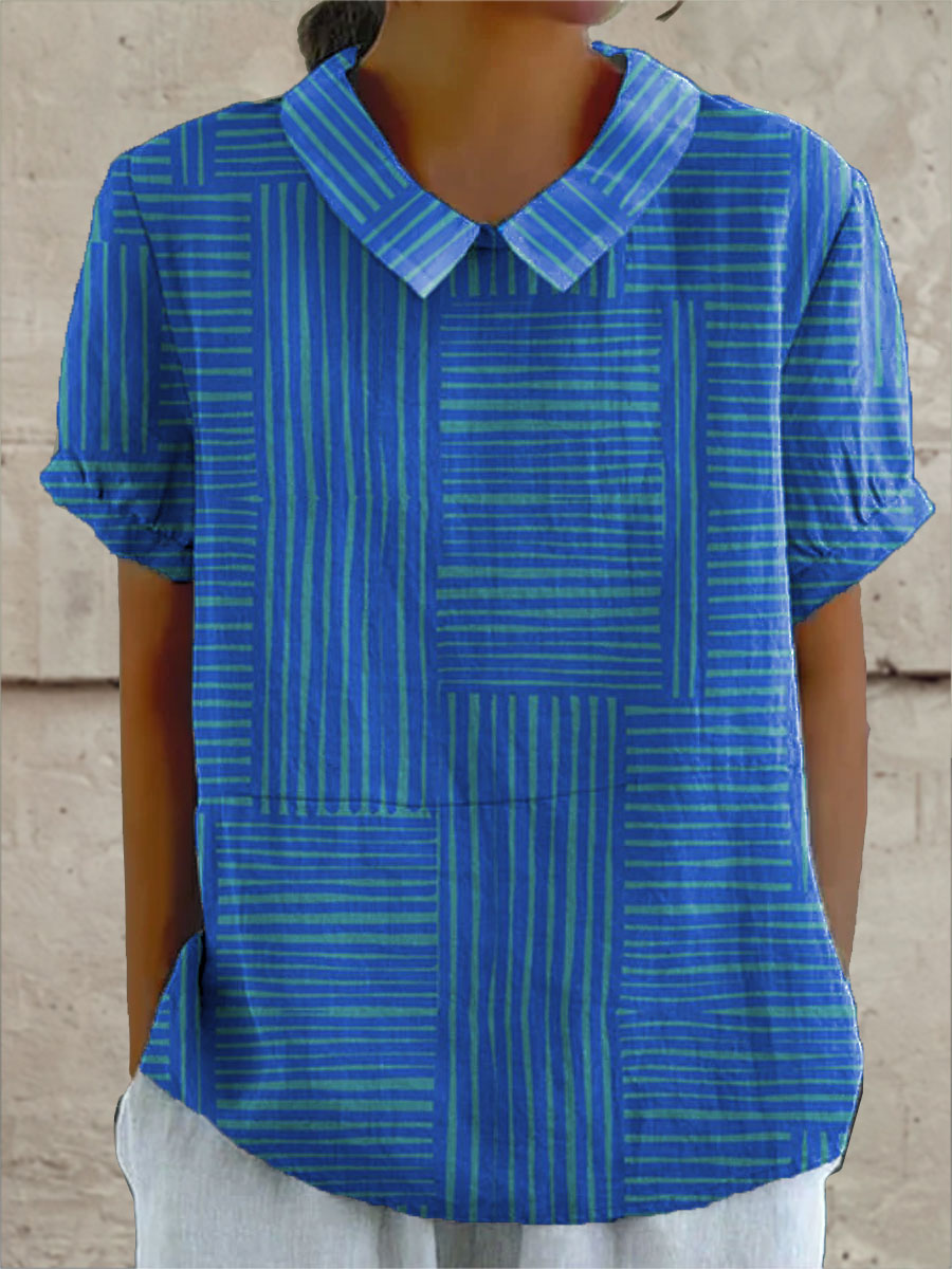 Maya™ | Chemise géométrique à rayures