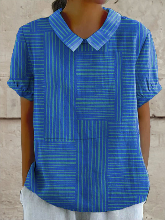 Maya™ | Chemise géométrique à rayures