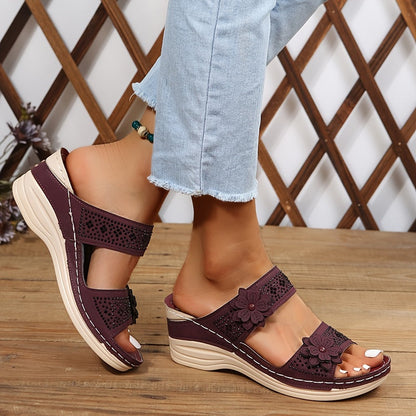 Helga™ | Sandales confort compensées