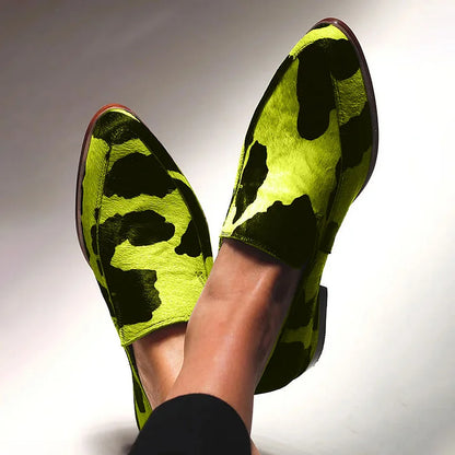 Delphine™ | Loafers mit Animal-Print
