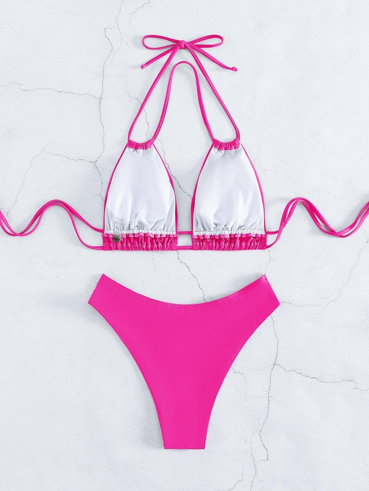YUMNA™ | BIKINI TAILLE HAUTE CROISÉE