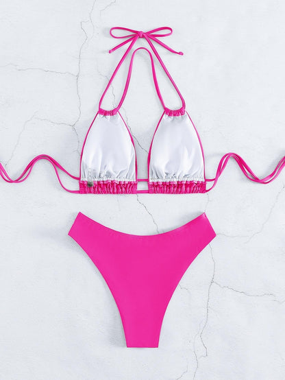 YUMNA™ | BIKINI TAILLE HAUTE CROISÉE