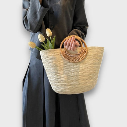 Kalinne™ | Sac en paille tissée