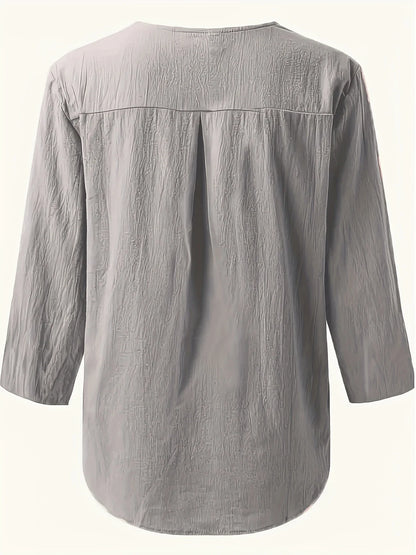 Solénya™ | Blouse coton-lin