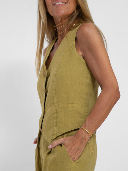 Aira™ | Ensemble 2 pièces gilet &amp; pantalon large
