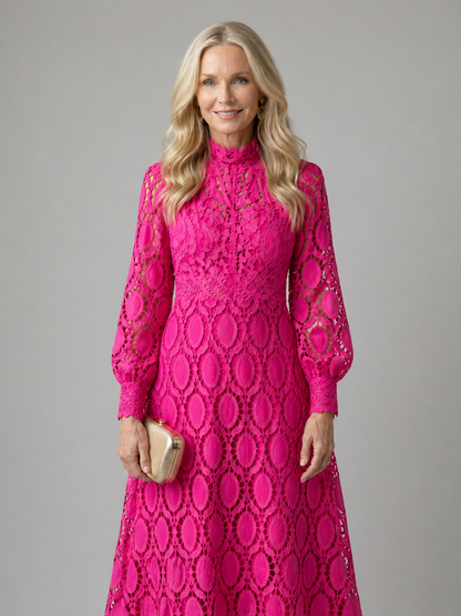 ELOAH™ | ROBE MIDI EN DENTELLE
