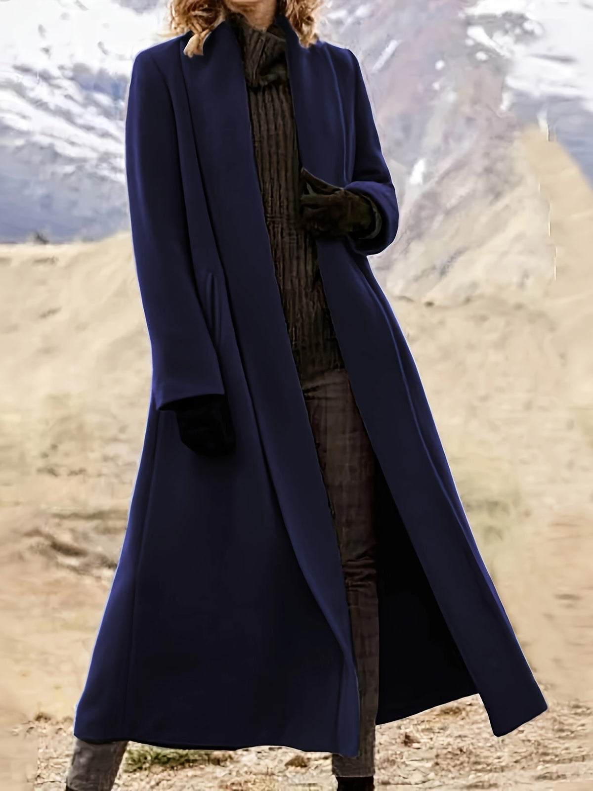 Gwendolyn | Manteau long drapé