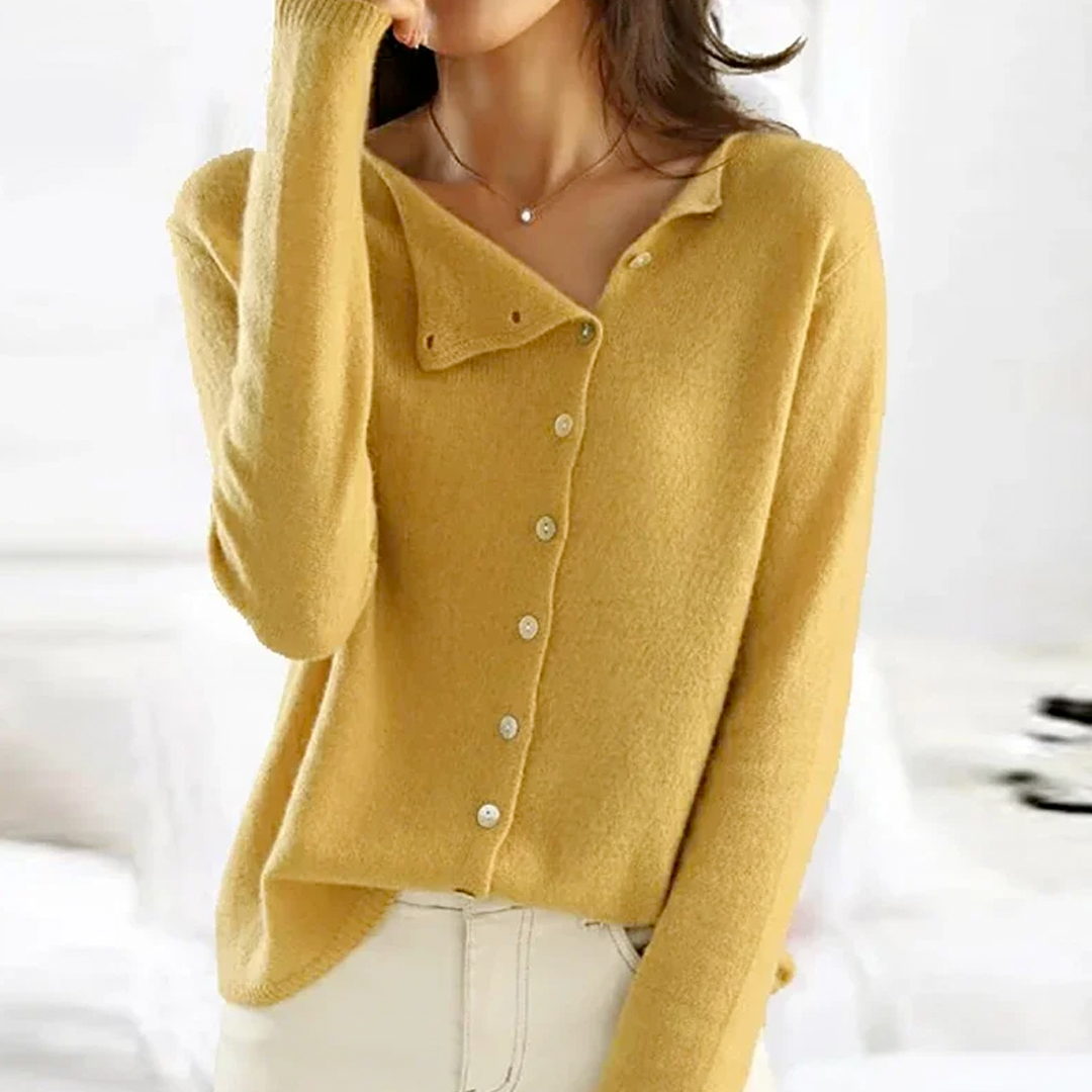 Gia™ | Eleganter Cardigan mit Knopfleiste vorne