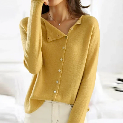 Gia™ | Eleganter Cardigan mit Knopfleiste vorne