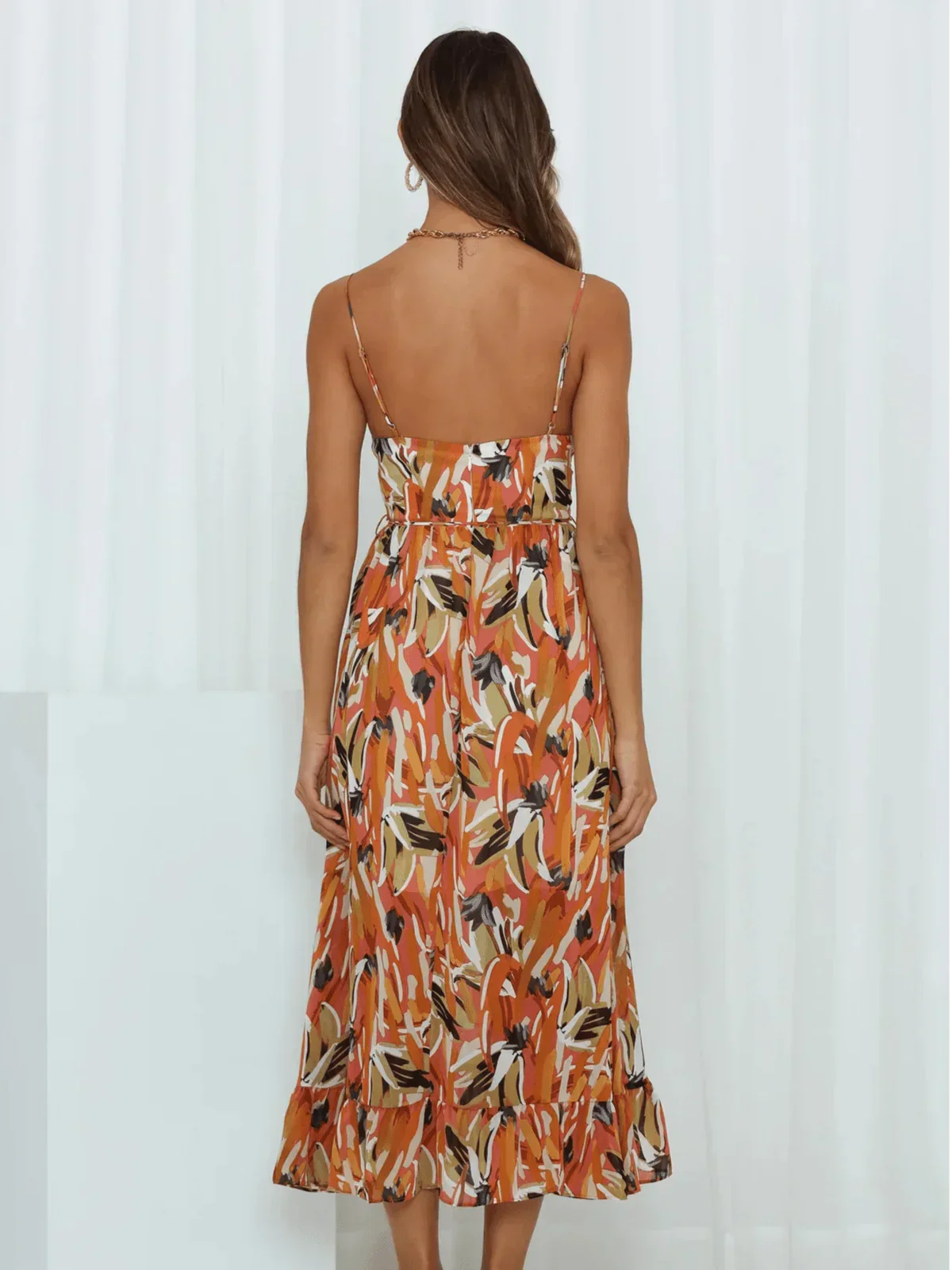 Chiara™ | Robe midi multicolore