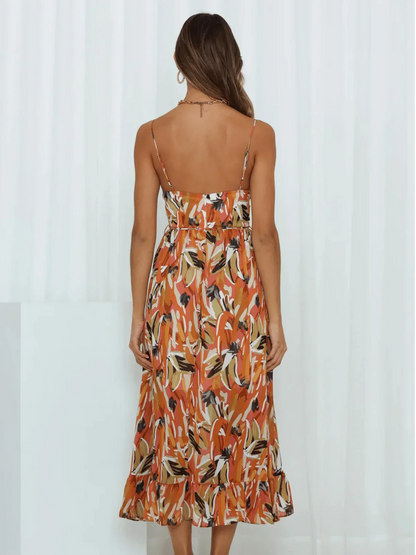 Chiara™ | Robe midi multicolore