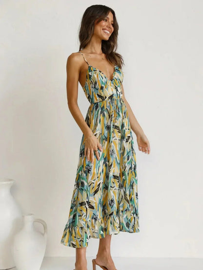 Chiara™ | Robe midi multicolore