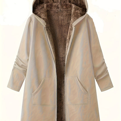 Fern | Veste longue à capuche