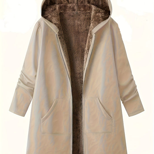 Fern | Veste longue à capuche