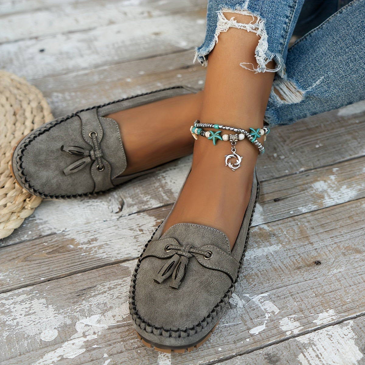 Célina™ | Loafers classiques à pampilles