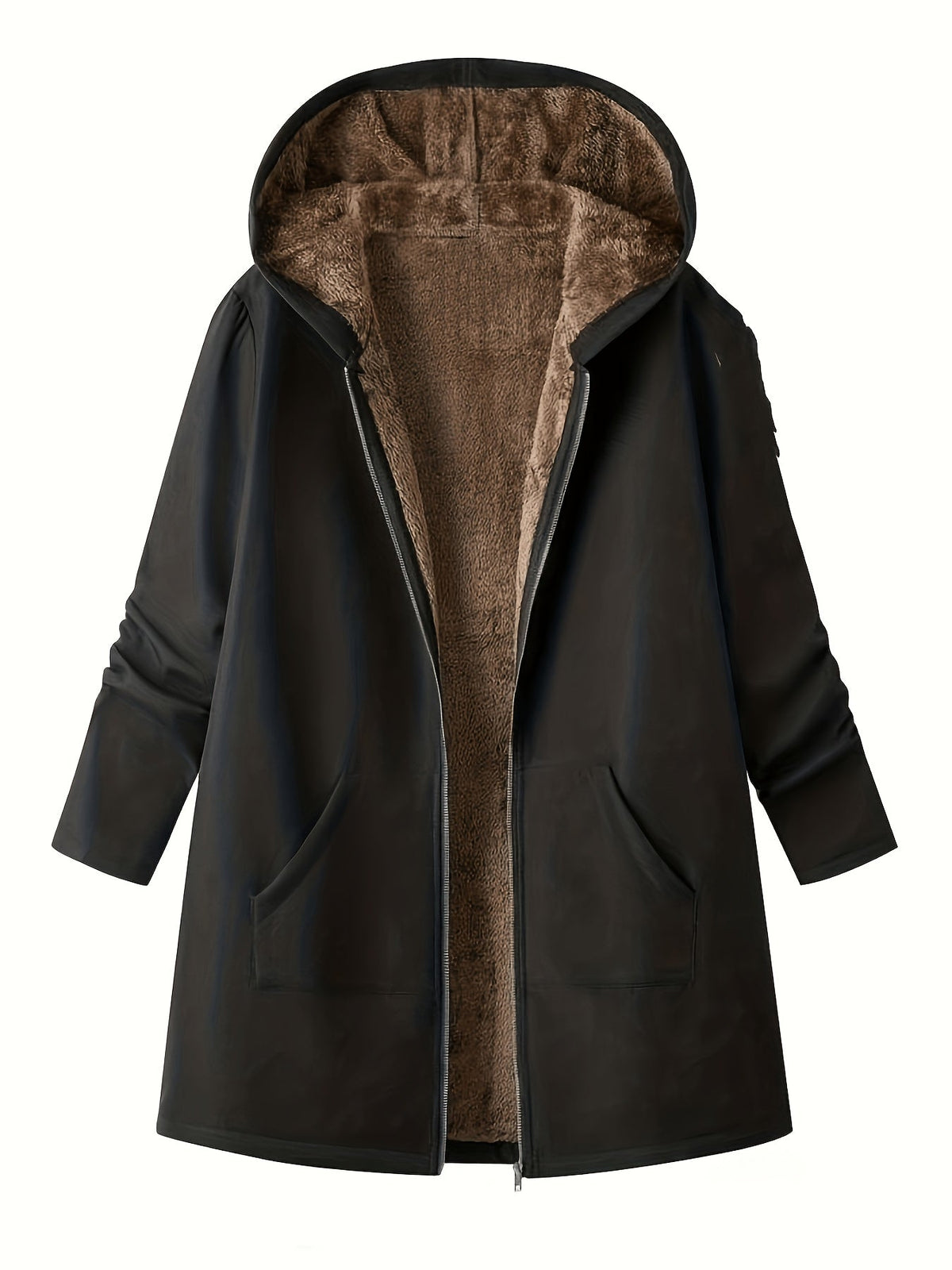 Fern | Veste longue à capuche