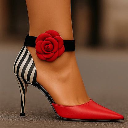 ANGELA™ | Escarpins Fleuris