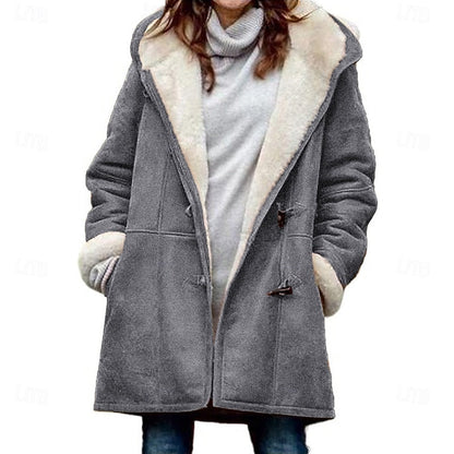 Marguerite | Manteau d’hiver douillet à capuche