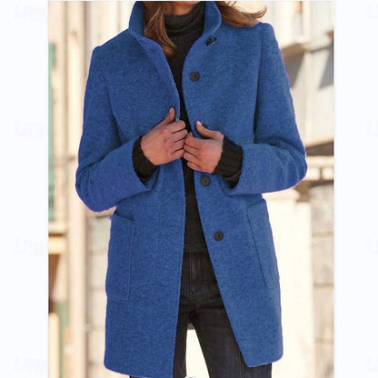 Josephine | Manteau long à col montant