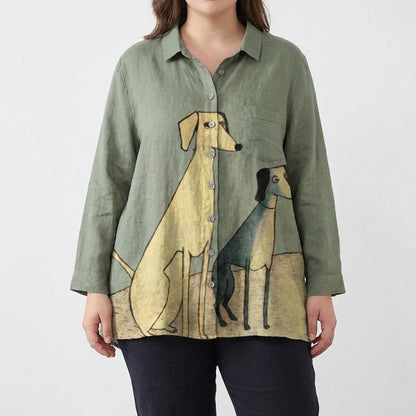 Constance™ | Blouse d’été en lin élégante