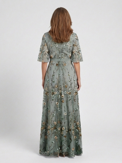 Annalee™ | Robe maxi fleurie col V