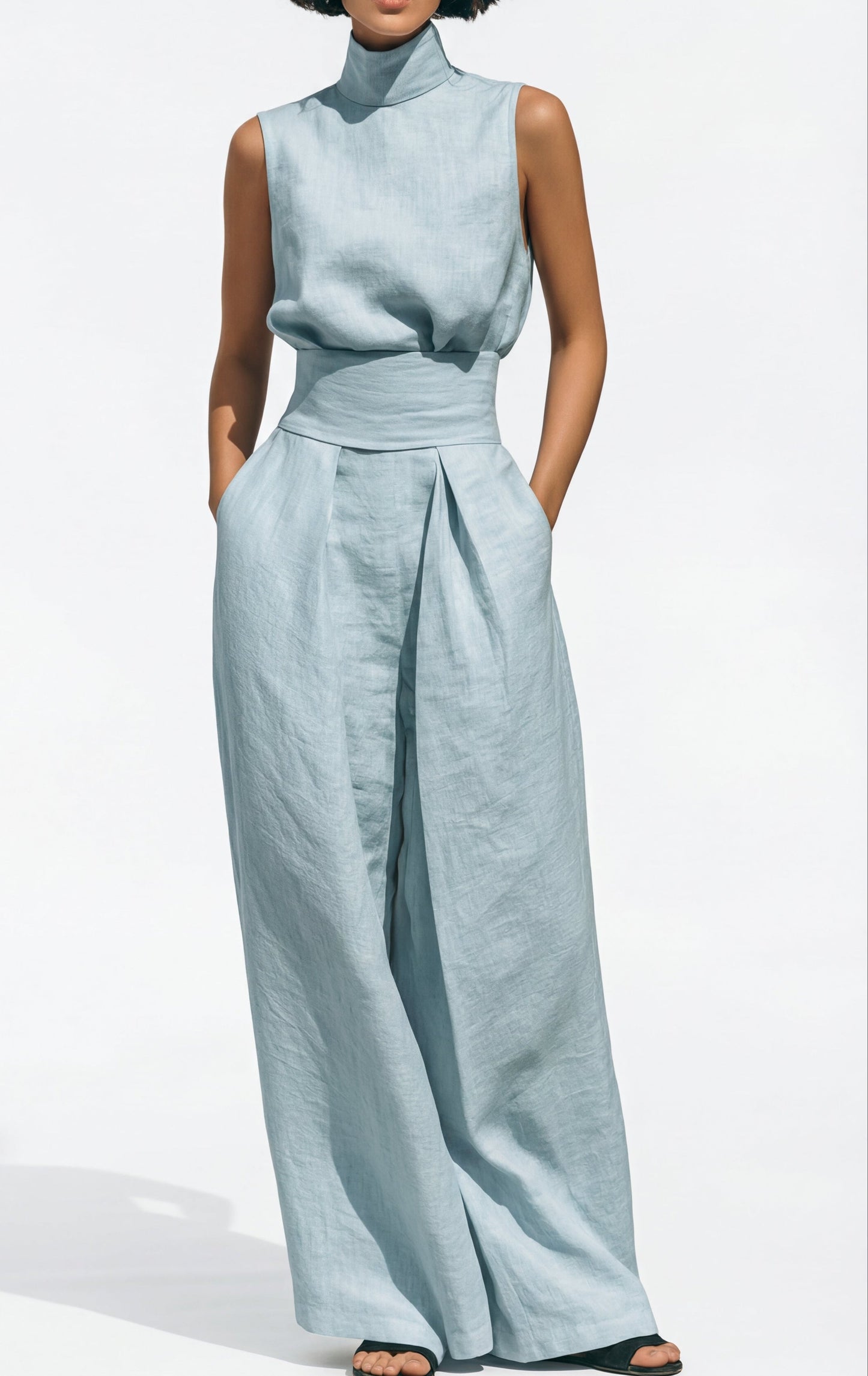 Maria™ | Ensemble de lin minimaliste