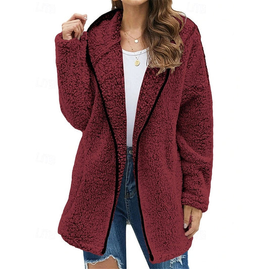 Adaline | Manteau douillet à capuche