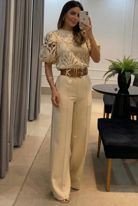 Zafrielle™ | Ensemble chemise et pantalon