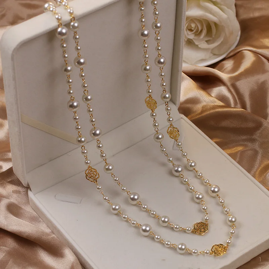 Cosette™ | Collier de perles dorées