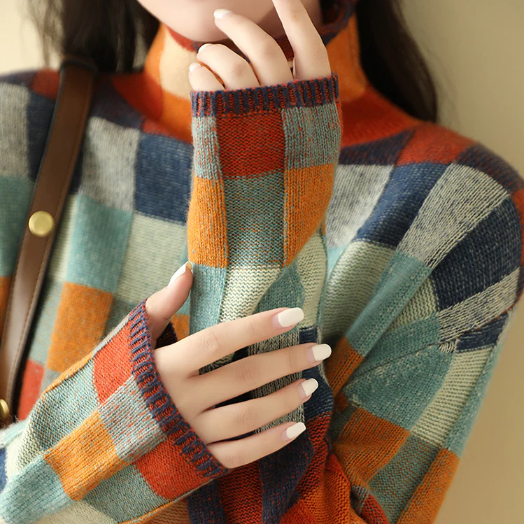 Pull en cachemire chaud de luxe Van Gogh